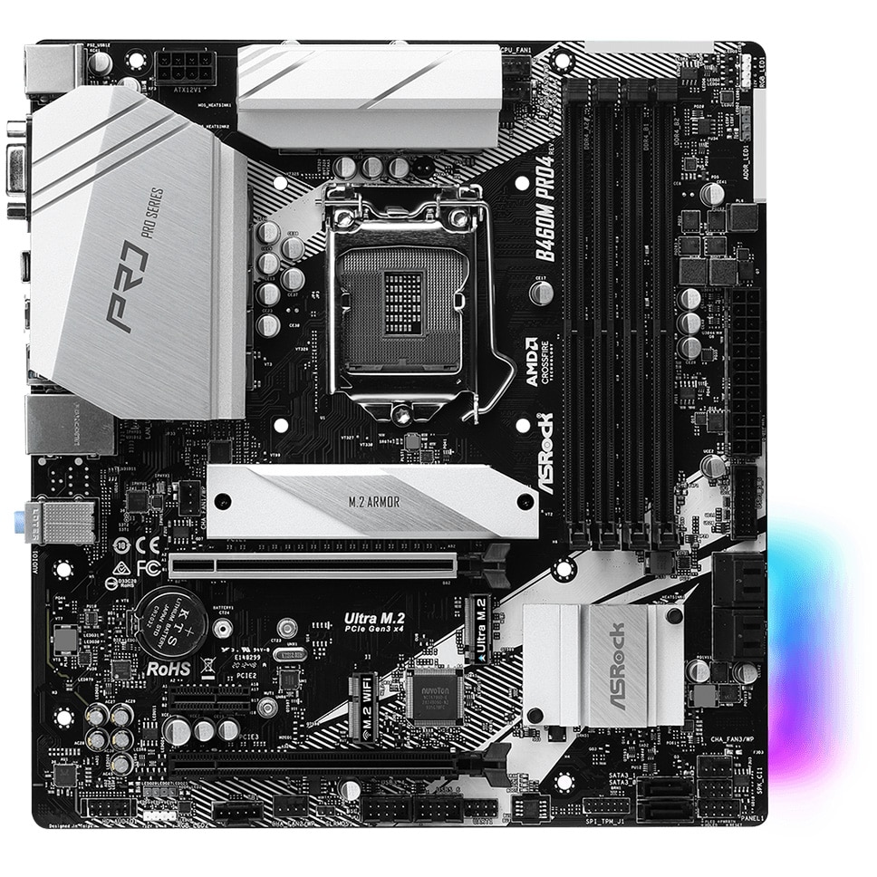 Placa de baza AsRock B460M PRO4, Socket 1200
