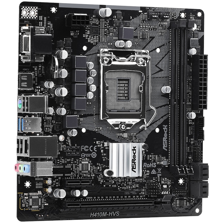 Дънна платка ASRock H410M-HVS, Socket 1200