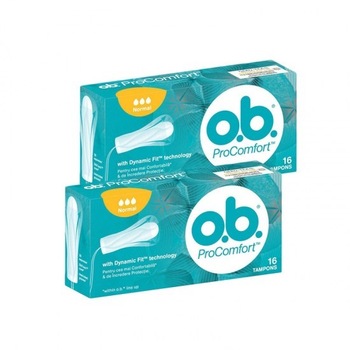 Pachet 2xTampoane OB Procomfort Normal, 16buc Pachet 2xTampoane OB Procomfort Normal, 16buc