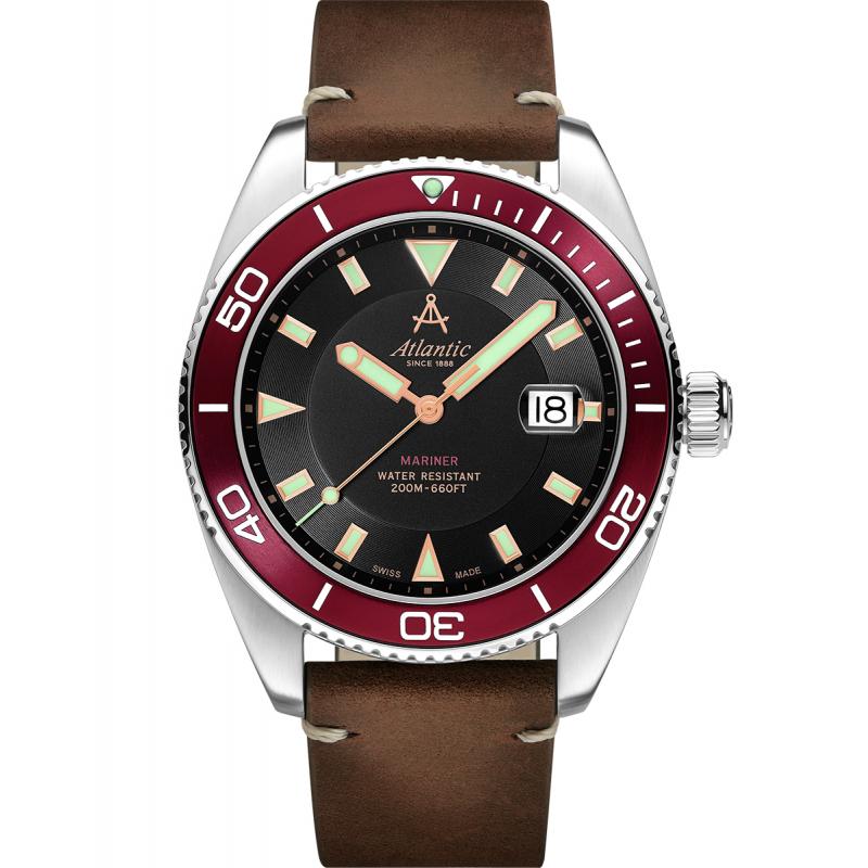 Ceas barbatesc Atlantic 80373.41.61R Quartz Argintiu