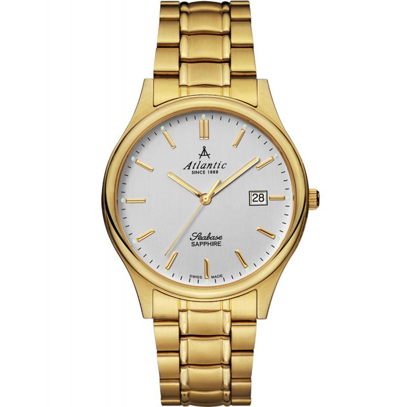 Ceas barbatesc Atlantic 60347.45.21 Quartz Auriu