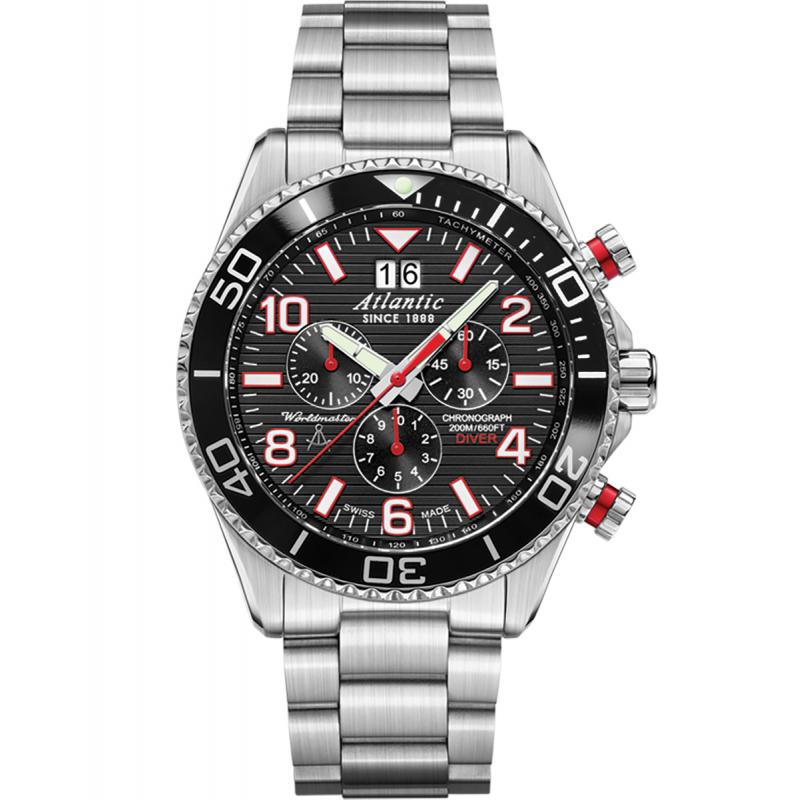 Ceas barbatesc Atlantic 55475.47.65R Quartz Argintiu