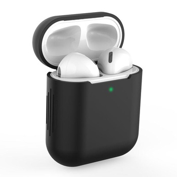 Carcasa Tech-Protect Icon Apple AirPods Black Carcasa Tech-Protect Icon Apple AirPods Black
