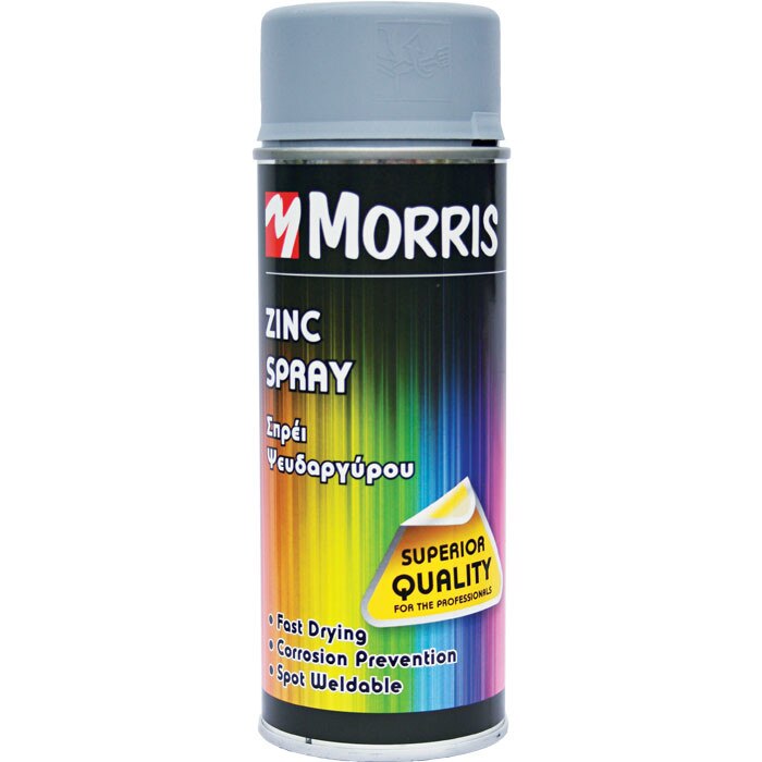 Spray vopsea profesional, zinc gri, 400ml, Morris
