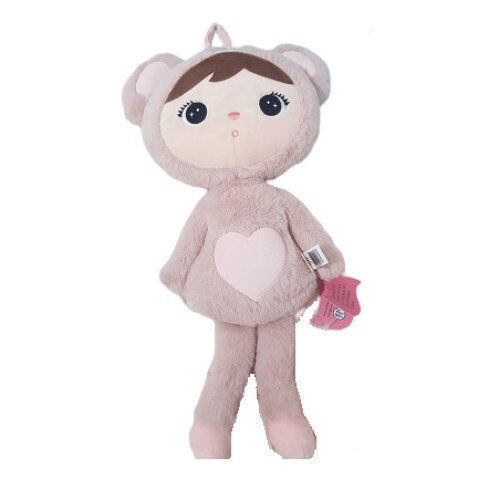 Papusa personalizata Metoo, model Koala, culoare roz prafuit, 50 cm