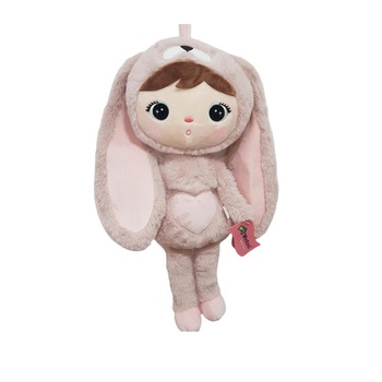 Papusa personalizata Metoo, model Iepuras powder, 50 cm Papusa personalizata Metoo, model Iepuras powder, 50 cm
