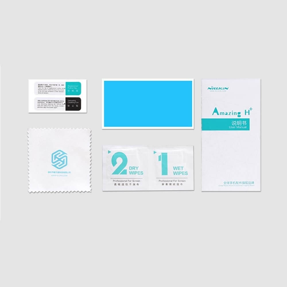 Folie iPhone SE 2020 / iPhone 8 / iPhone 7 / iPhone 6S / iPhone 6, Sticla Securizata 9H, Case Friendly, Nillkin Amazing H+ Pro