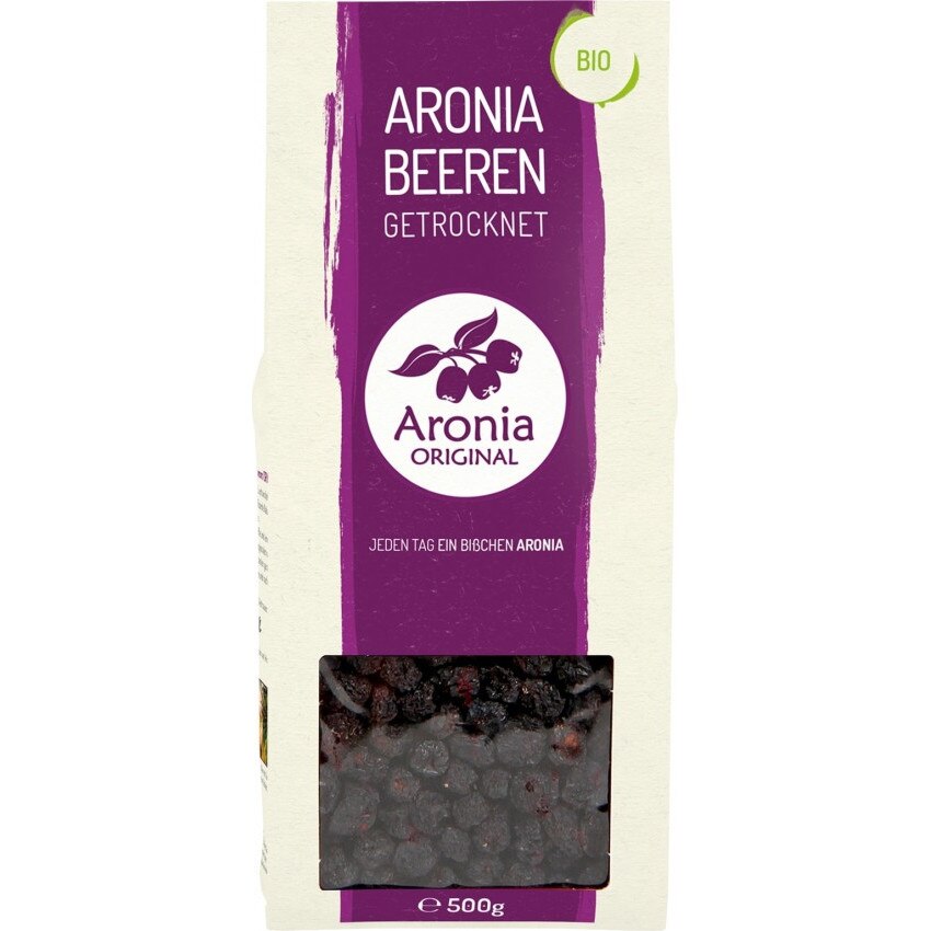 Fructe BIO de aronia uscate, Aronia 500 g