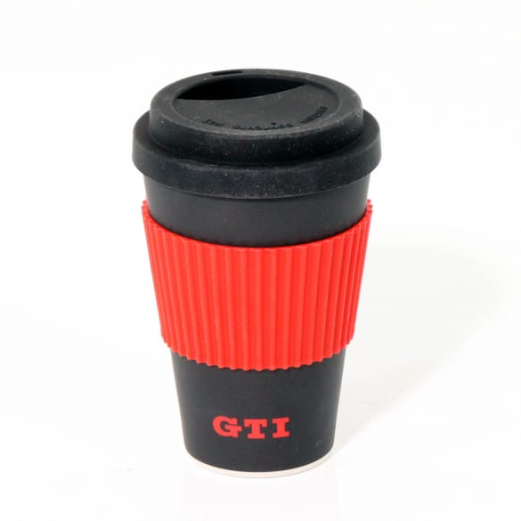 Cana cafea Volkswagen GTI, 470 ml, Negru/Rosu