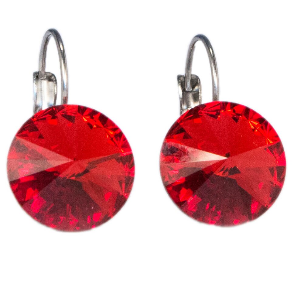 Cercei Rivoli ss60, Miidefloriart - Rosu - model 17