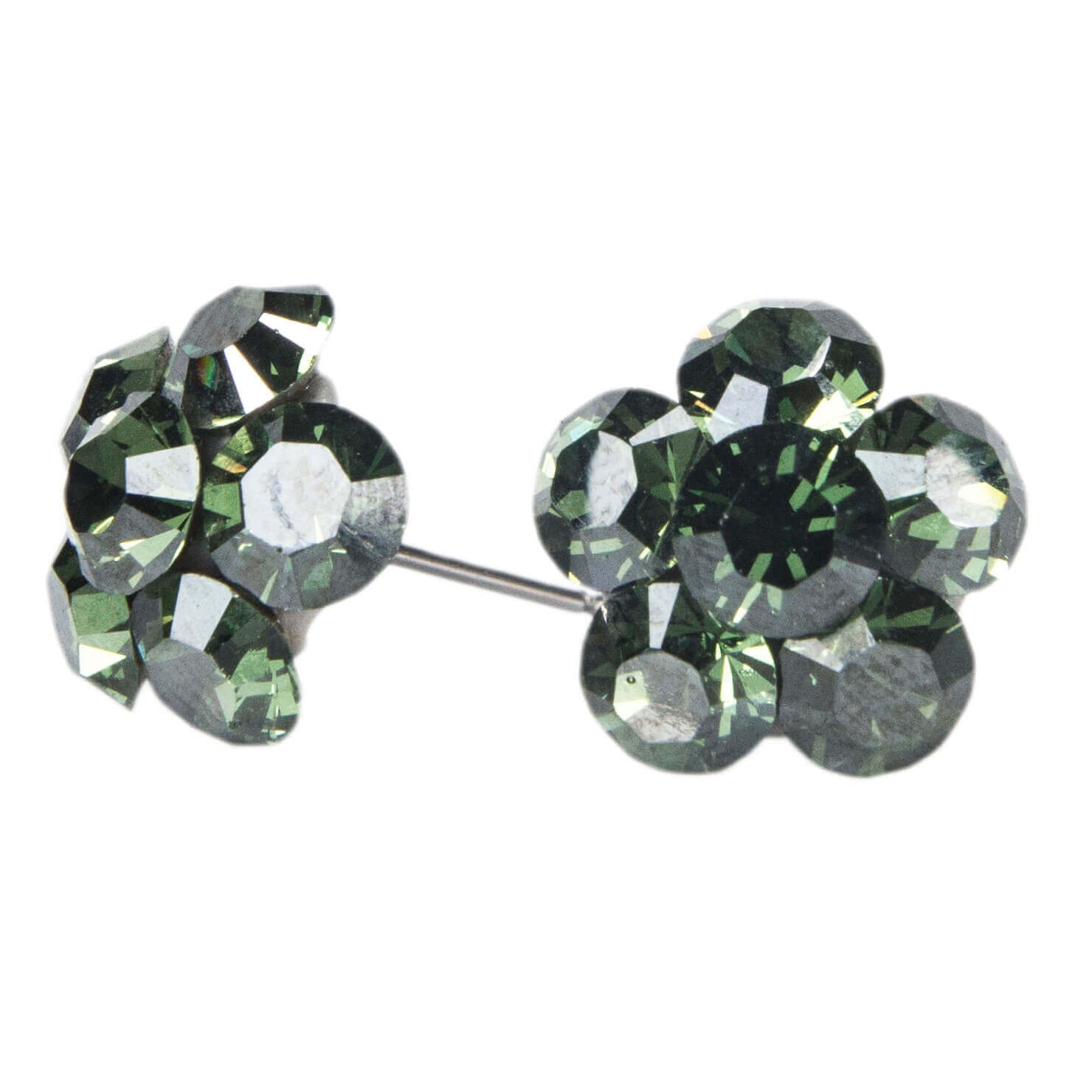 Cercei Xirius Chaton ss24, Miidefloriart - verde inchis - model 16