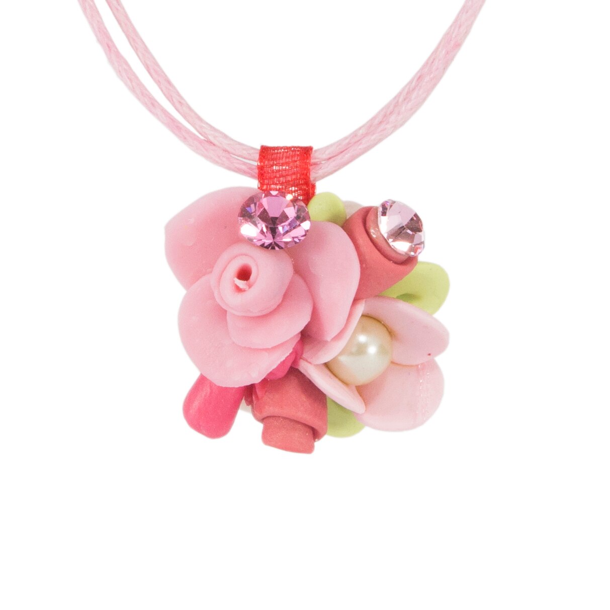 Colier cu cristale, Miidefloriart - model 62