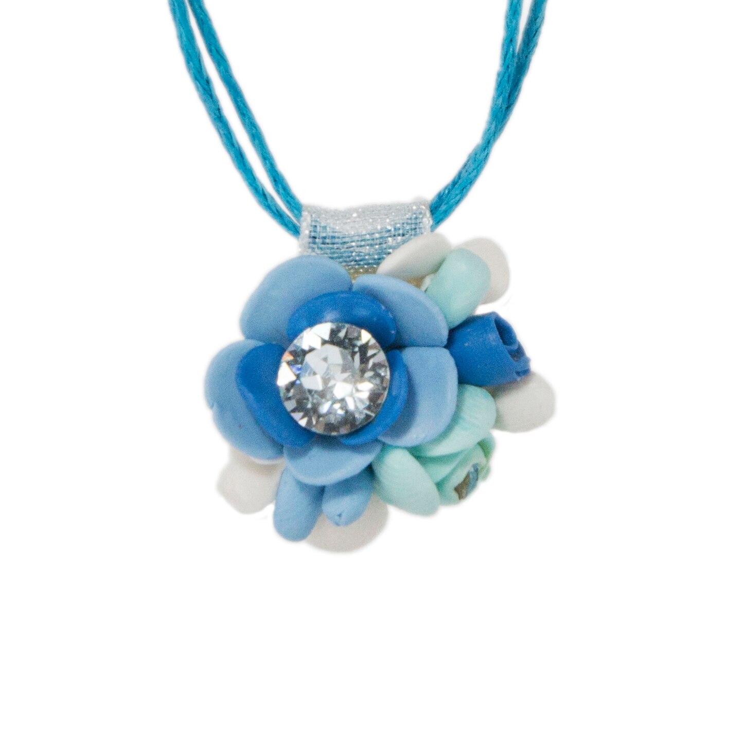 Colier cu cristale, Miidefloriart - model 65