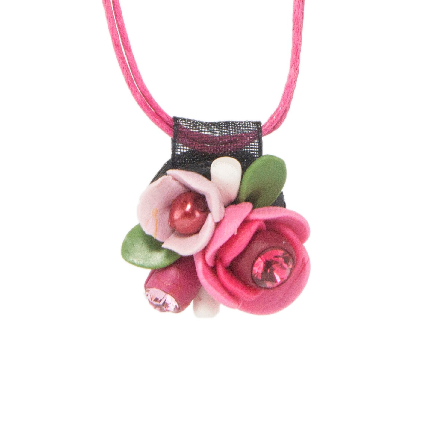 Colier cu cristale, Miidefloriart - model 70