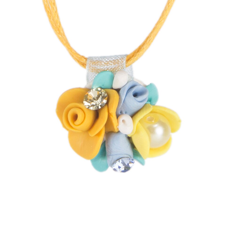 Colier cu cristale, Miidefloriart - model 72