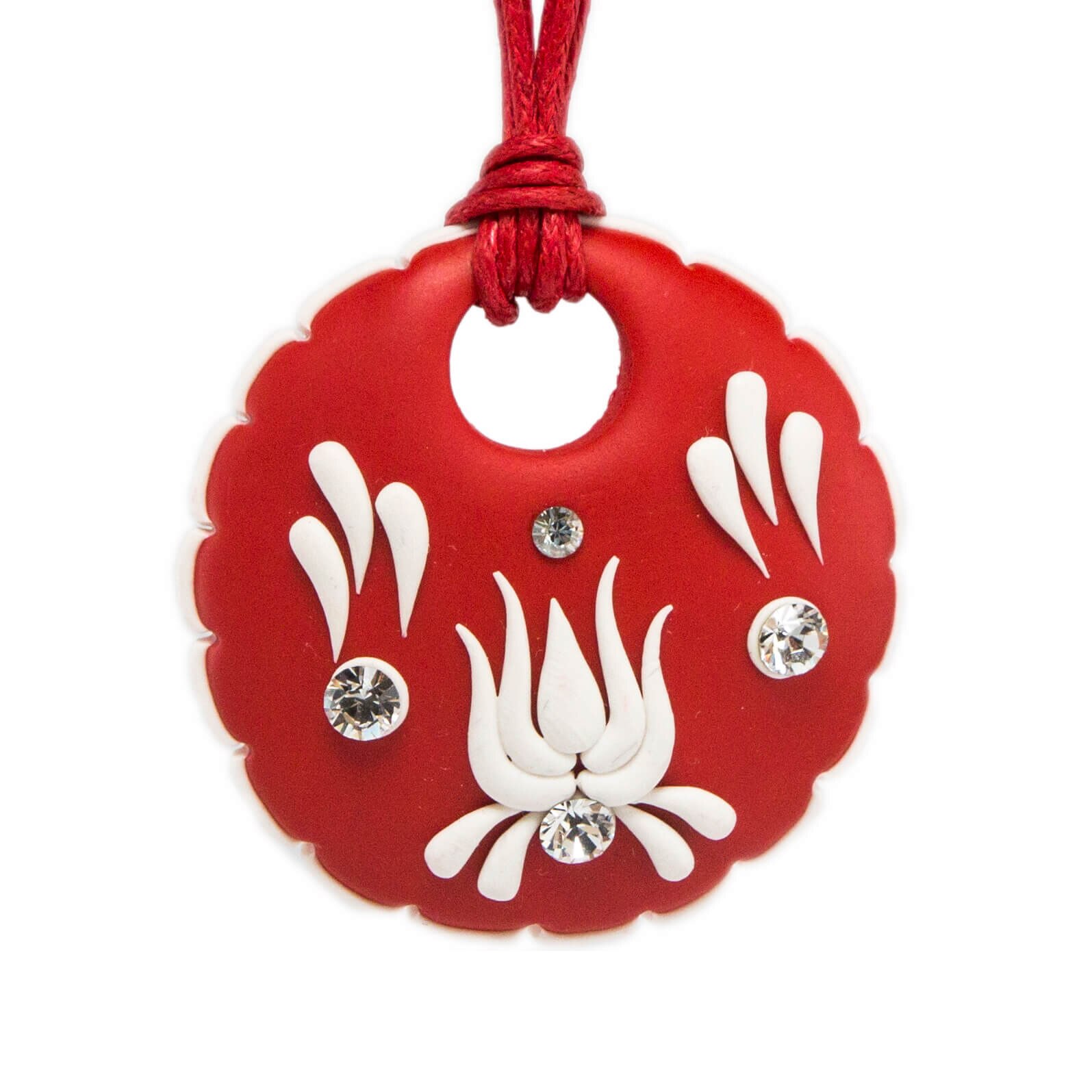 Colier cu cristale, Miidefloriart - model 76