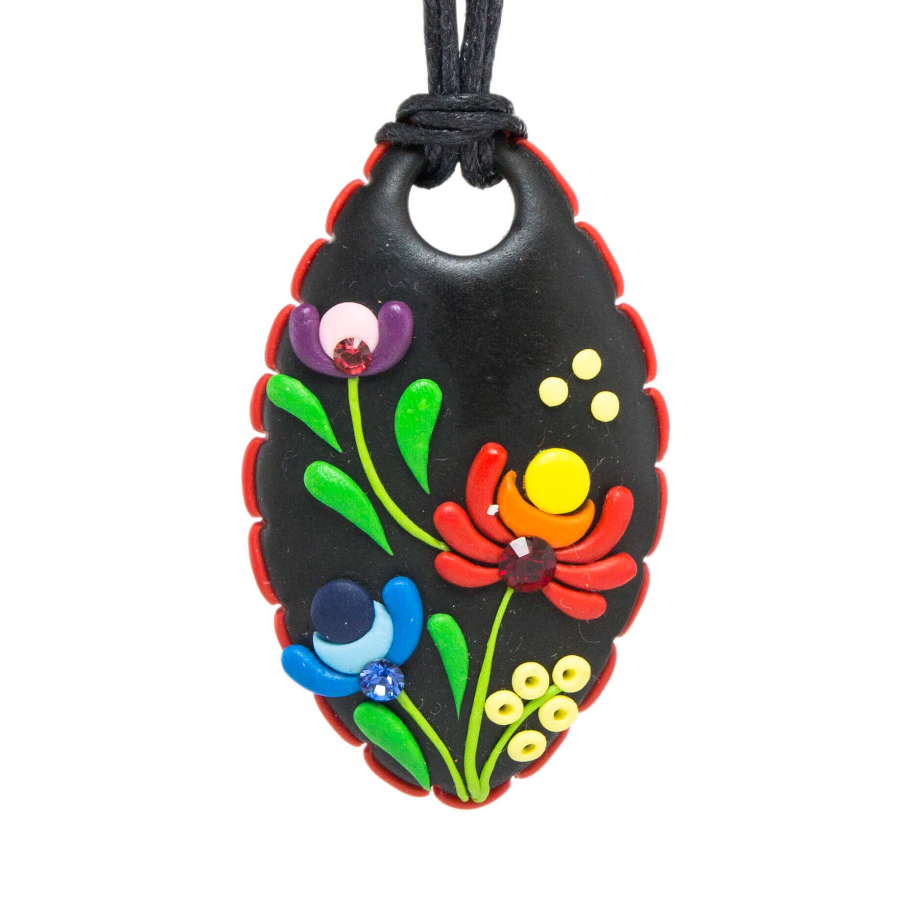 Colier cu cristale, Miidefloriart - model 78