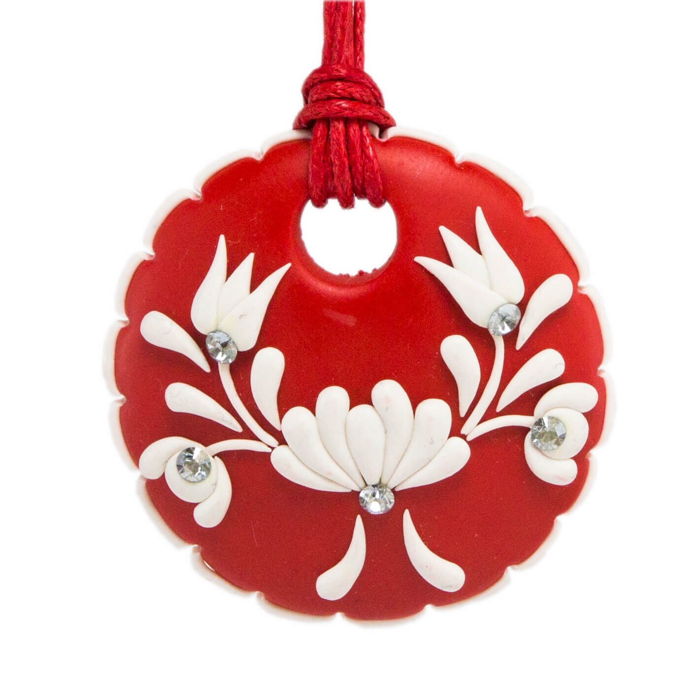 Colier cu cristale, Miidefloriart - model 79