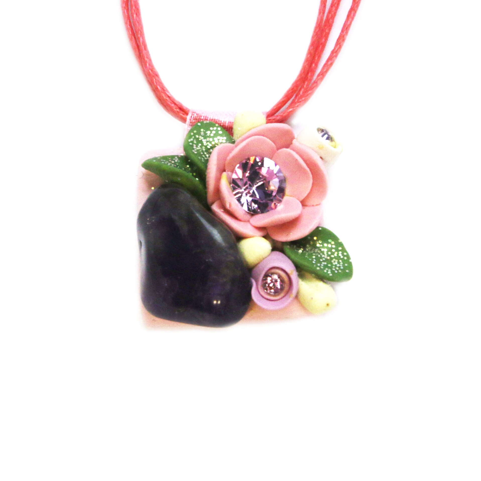 Colier Onix cu cristale, Miidefloriart - model 132