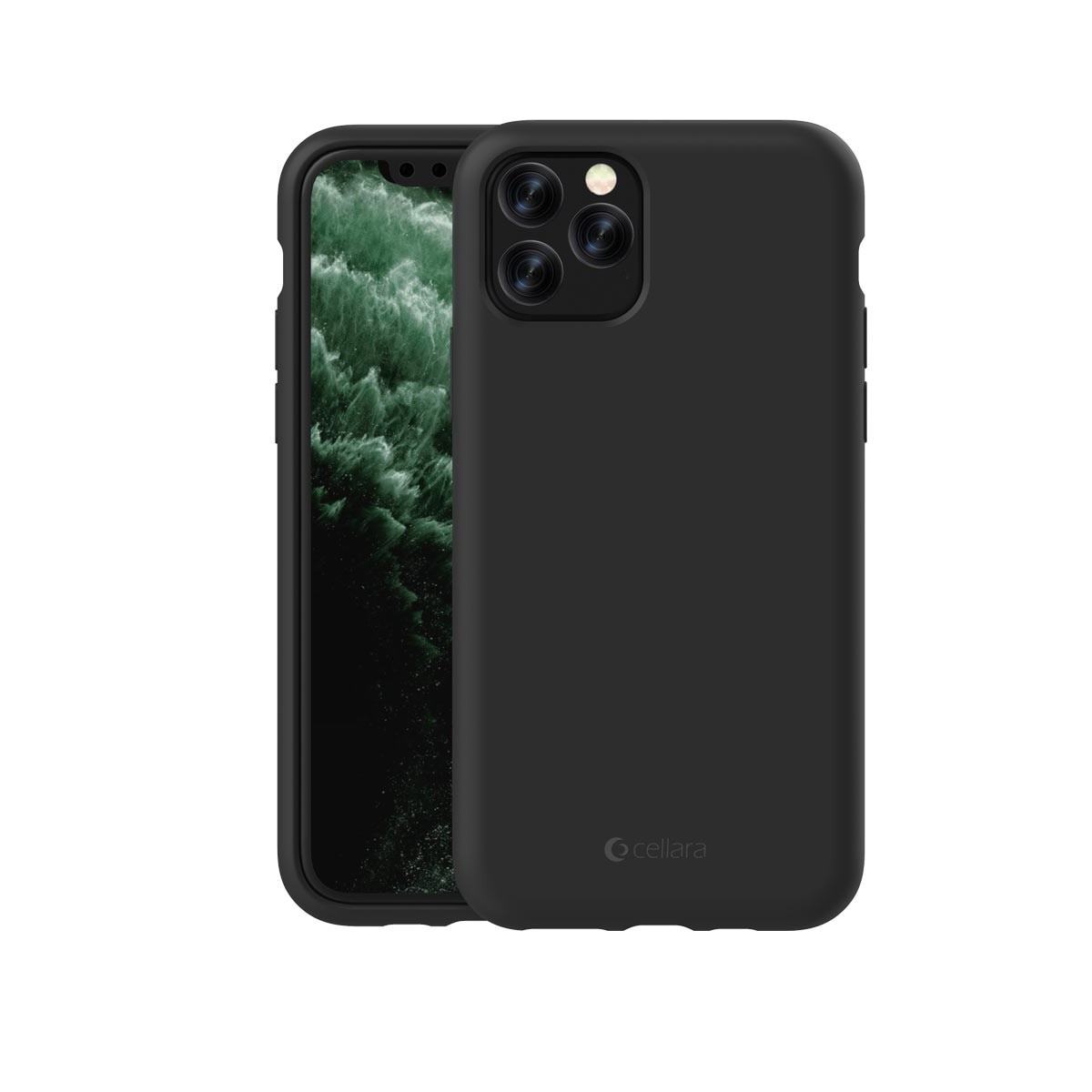 Pick up leaves clutch Stationary Husa protectie spate cellara din silicon colectia soft Compatibil Cu iPhone  11 Pro - Negru - eMAG.ro