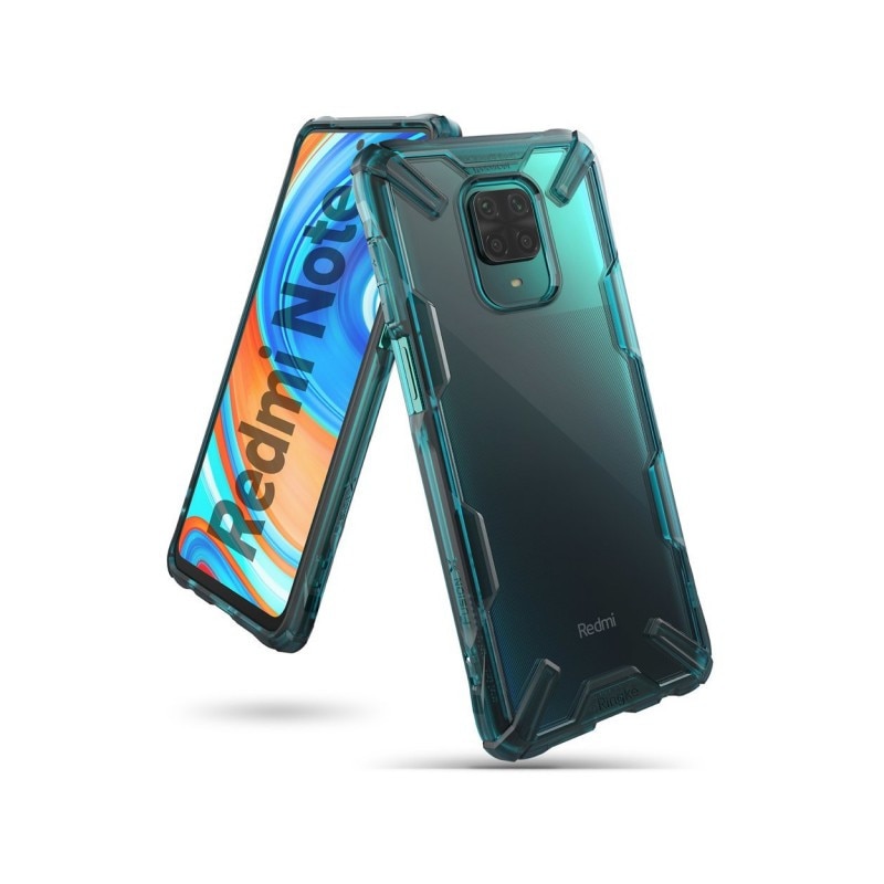 Husa Premium Ringke Fusion X Pentru Xiaomi Redmi Note 9 Pro / Redmi Note 9s , Verde