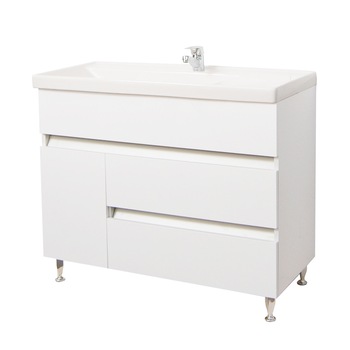 Baza si lavoar , Badenmob , seria 288 - 100x81x45cm , Alb Baza si lavoar , Badenmob , seria 288 - 100x81x45cm , Alb