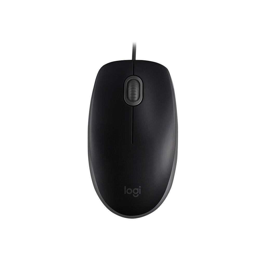 Mouse optic cu fir LOGITECH B110 Silent, Negru, USB