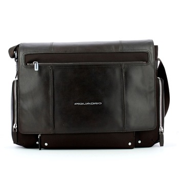 Geanta messenger, din tesut si piele, suport pentru laptop 15'' /ipad 9,7'' CA1592LK2/TM, maro Geanta messenger, din tesut si piele, suport pentru laptop 15'' /ipad 9,7'' CA1592LK2/TM, maro