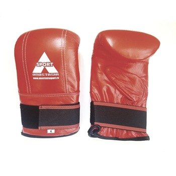 Manusi pentru sac / kick-box Anastasia Sport, piele naturala, marime L, rosii Manusi pentru sac / kick-box Anastasia Sport, piele naturala, marime L, rosii