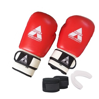 Manusi box profesionale Anastasia Sport, piele naturala 12 OZ, proteza si bandaje incluse Manusi box profesionale Anastasia Sport, piele naturala 12 OZ, proteza si bandaje incluse