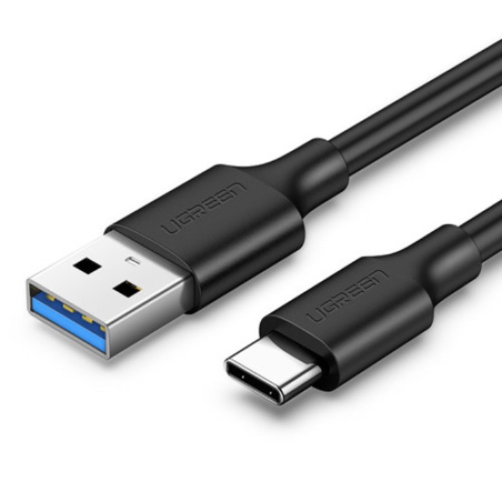 UGREEN USB-USB-C 3.0 kábel, 0,5m, fekete