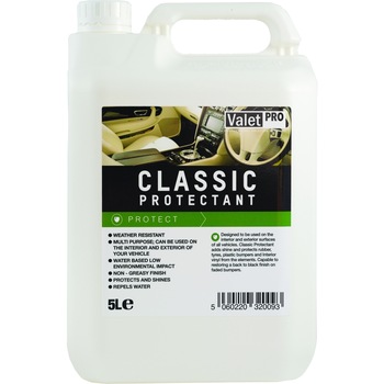 Solutie pe baza de silicon pentru materialele plastice Valet Pro, 5L