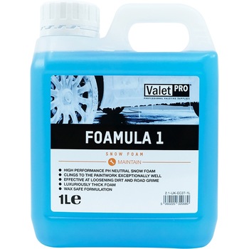 Spuma prespalare concentrata PH Neutru Valet Pro F 1 , 1L Spuma prespalare concentrata PH Neutru Valet Pro F 1 , 1L