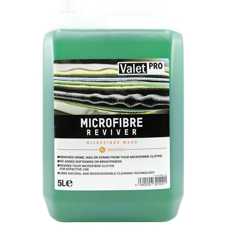 Detergent special Valet Pro pentru curatarea si improspatarea lavetelor auto , 5L