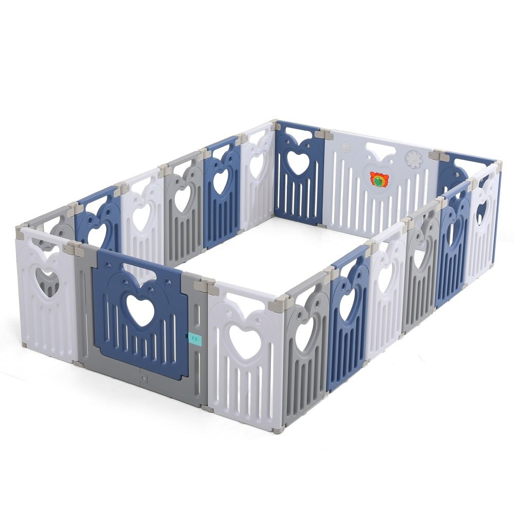 Gardulet loc de joaca 160 x 240 cm Nichiduta Birdy Dark Blue/Grey