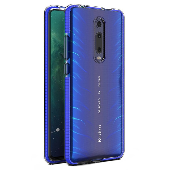 Színes tok Xiaomi Mi 9T / Xiaomi Mi 9T Pro készülékekhez, sötétkék