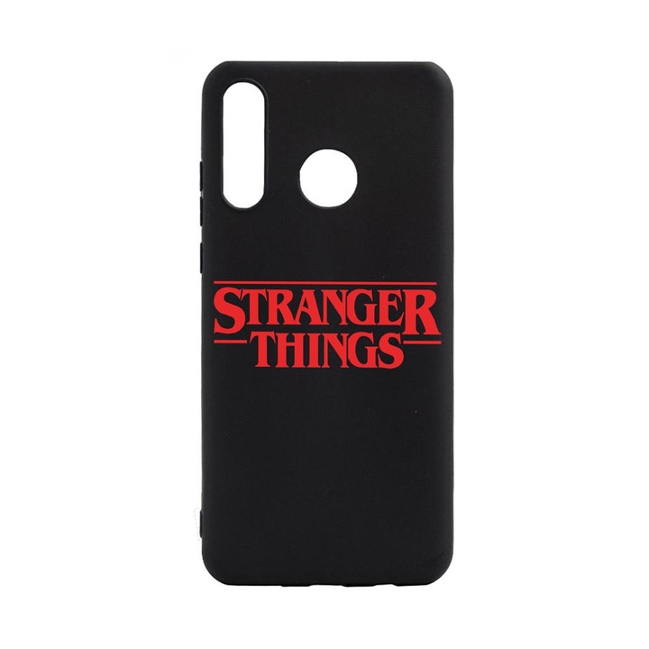 Husa Huawei P30 Lite, Stranger Things, rezistenta la uzura, anti-alunecare, din silicon Premium, B721