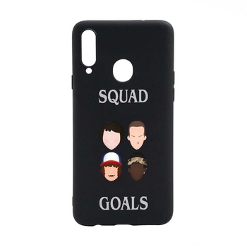 Husa Samsung Galaxy A20S, Stranger Things, rezistenta la uzura, anti-alunecare, din silicon Premium, B374 Husa Samsung Galaxy A20S, Stranger Things, rezistenta la uzura, anti-alunecare, din silicon Premium, B374