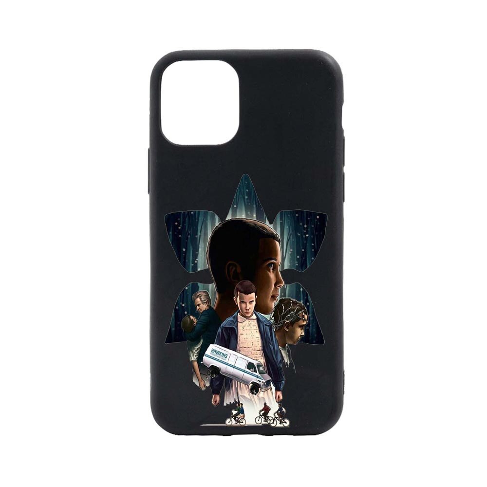 Husa Apple iPhone 11 Pro, Stranger Things, rezistenta la uzura, anti-alunecare, din silicon Premium, B373
