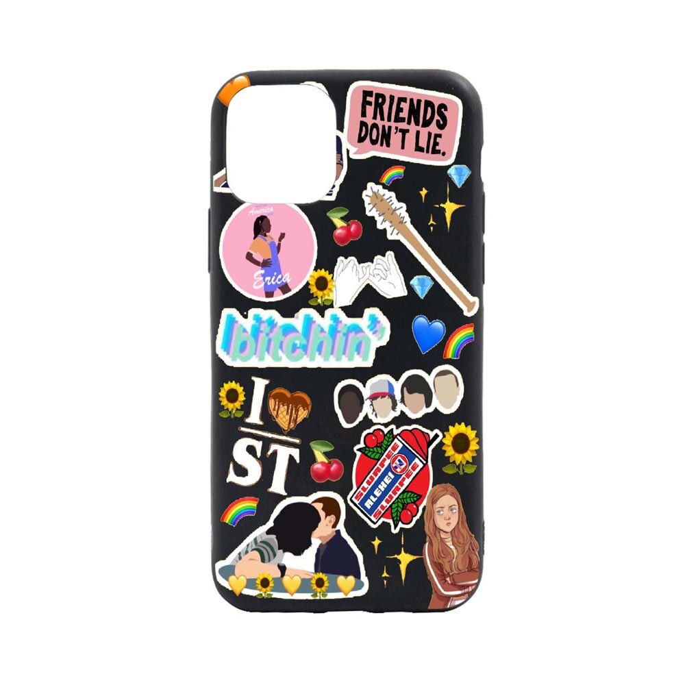 Husa Apple iPhone 11 Pro, Stranger Things, rezistenta la uzura, anti-alunecare, din silicon Premium, B376