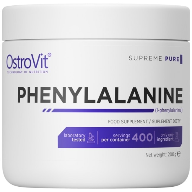 Supliment alimentar OstroVit Phenylalanine / L-Phenylalanine Powder, 200 gr