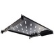 Raft rack 19” fix cu prindere ajustabila LanKATT, tava rack 700mm - 1U, pentru RACK-uri cu adancimea de 80cm/100cm, metalic, perforat pentru ventilare optima