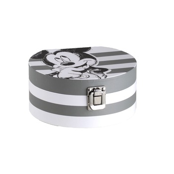 Cutie pentru bijuteri, Mickey Mouse, alb-gri Cutie pentru bijuteri, Mickey Mouse, alb-gri