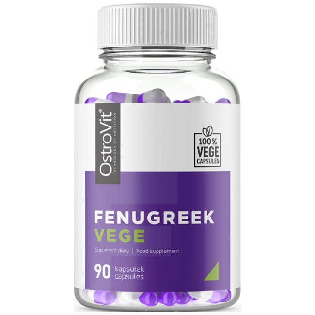 Supliment alimentar OstroVit Fenugreek 600 mg / Vege, 90 Capsule