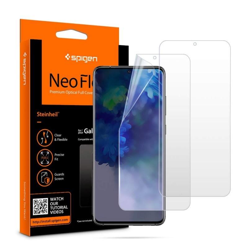 Set 2 folii de protectie Spigen Neo Flex Hd Galaxy S20+ Plus