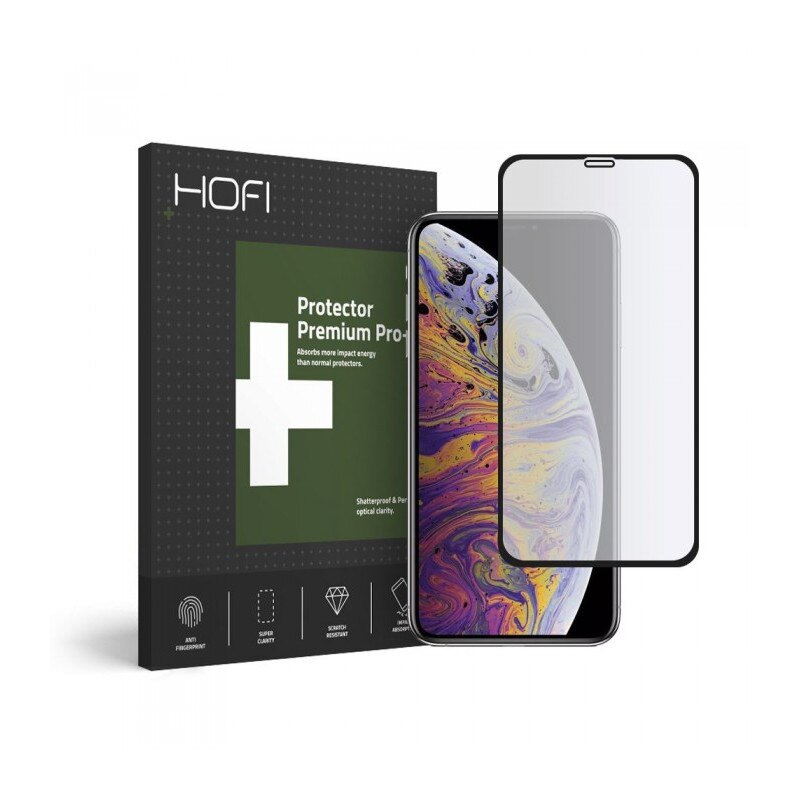 Folie de protectie Hofi Glass Flex Hybrid Pro+ Iphone X/Xs Black
