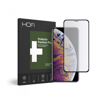 Folie de protectie Hofi Glass Flex Hybrid Pro+ Iphone X/Xs Black Folie de protectie Hofi Glass Flex Hybrid Pro+ Iphone X/Xs Black