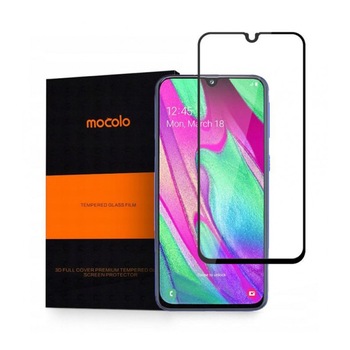 Folie de protectie Mocolo Tg+Full Glue Galaxy A40 Black Folie de protectie Mocolo Tg+Full Glue Galaxy A40 Black