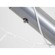 Poarta de fotbal 215 x 153 cm, argintie, ds58018