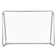 Poarta de fotbal 215 x 153 cm, argintie, ds58018